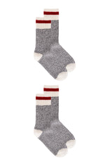 Northern Classic Red Boot Socks 2pk