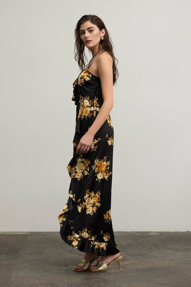 Garden Party Maxi Ruffle Dress