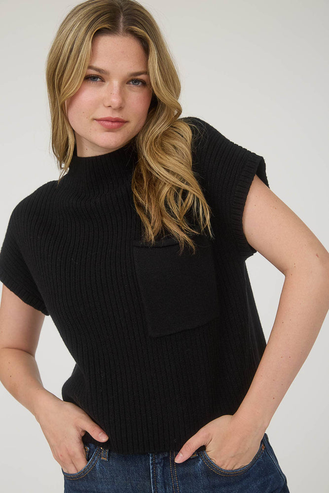 Central Park Knitted Pocket Top