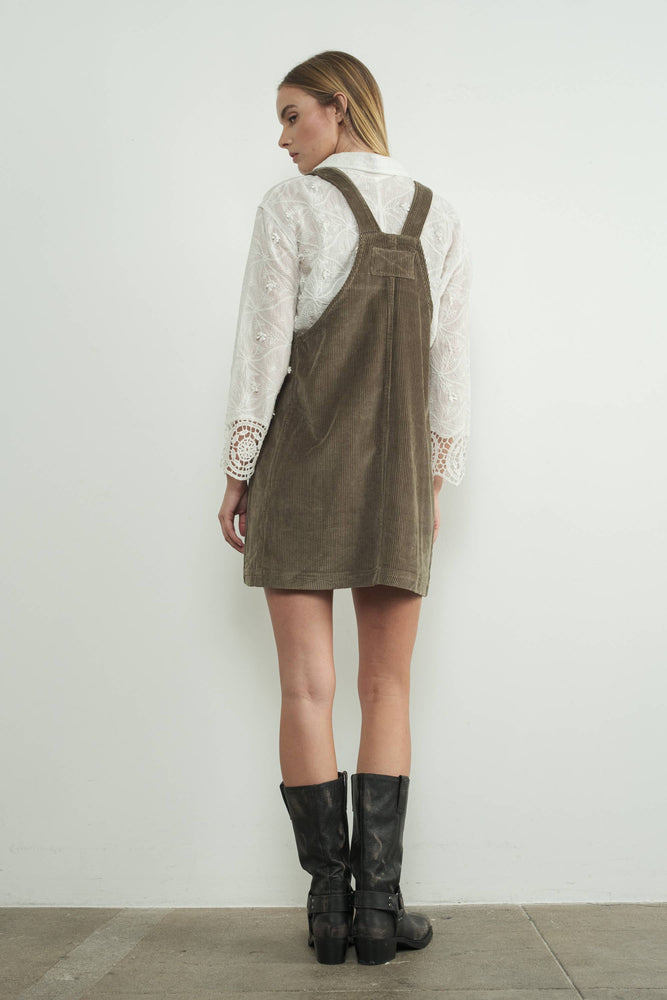 
                
                    Load image into Gallery viewer, So Cute Overall Mini Dress
                
            
