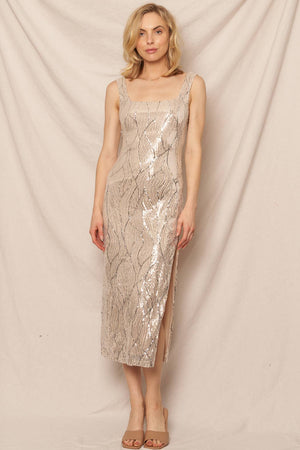 Sparkle and Celebrate Midi Dress