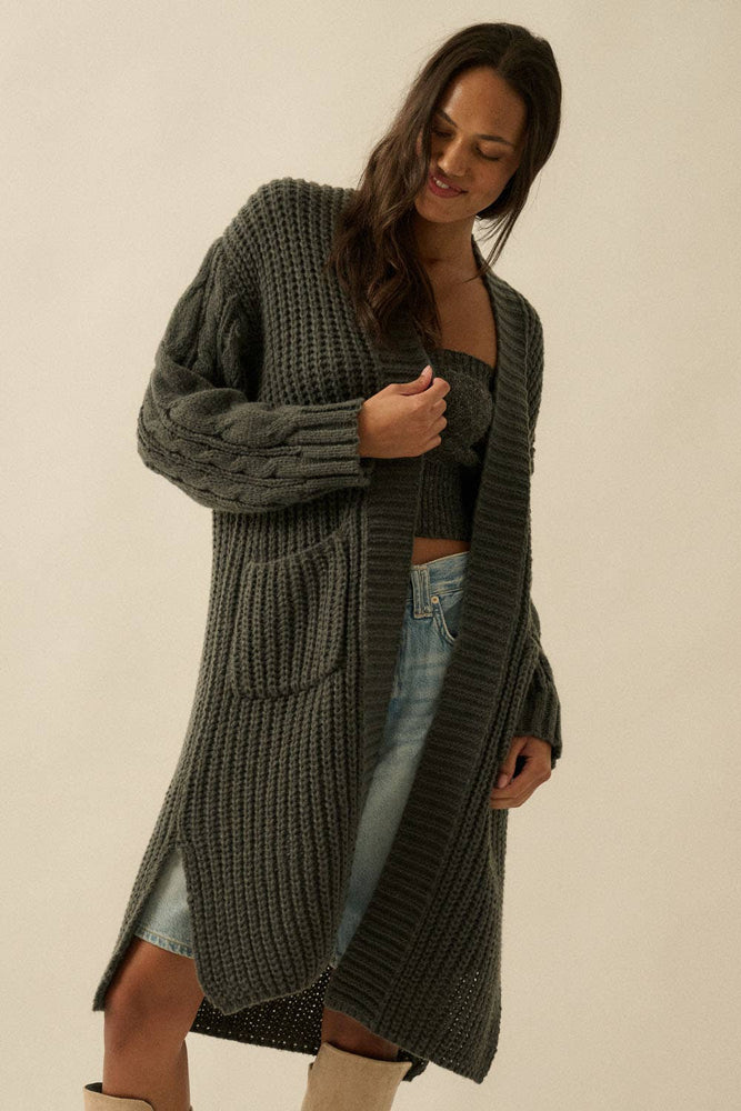 Cozy Kind of Days Long Cardigan