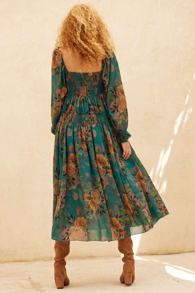 Something Bohemian Floral Maxi Dress