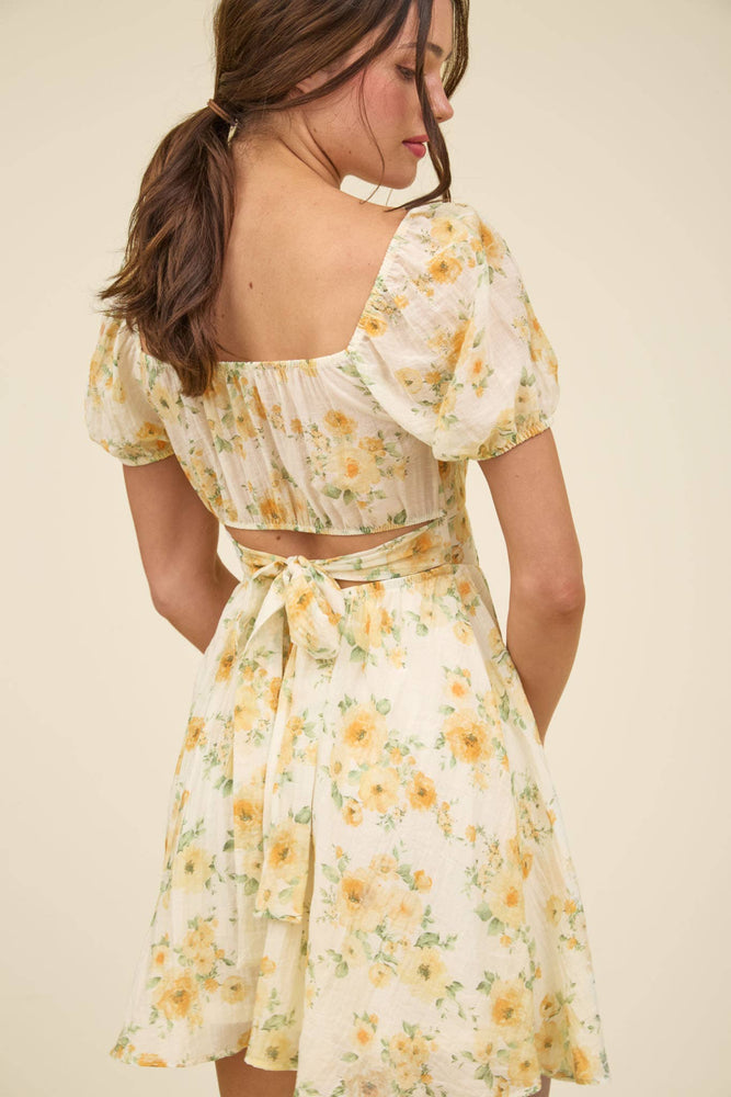 
                
                    Load image into Gallery viewer, Butter Florals Mini Dress
                
            