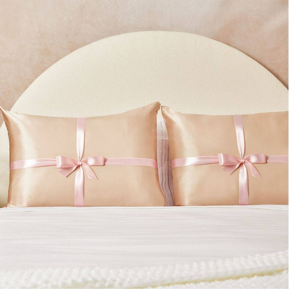 Satin Pillowcase 2pc - Champagne