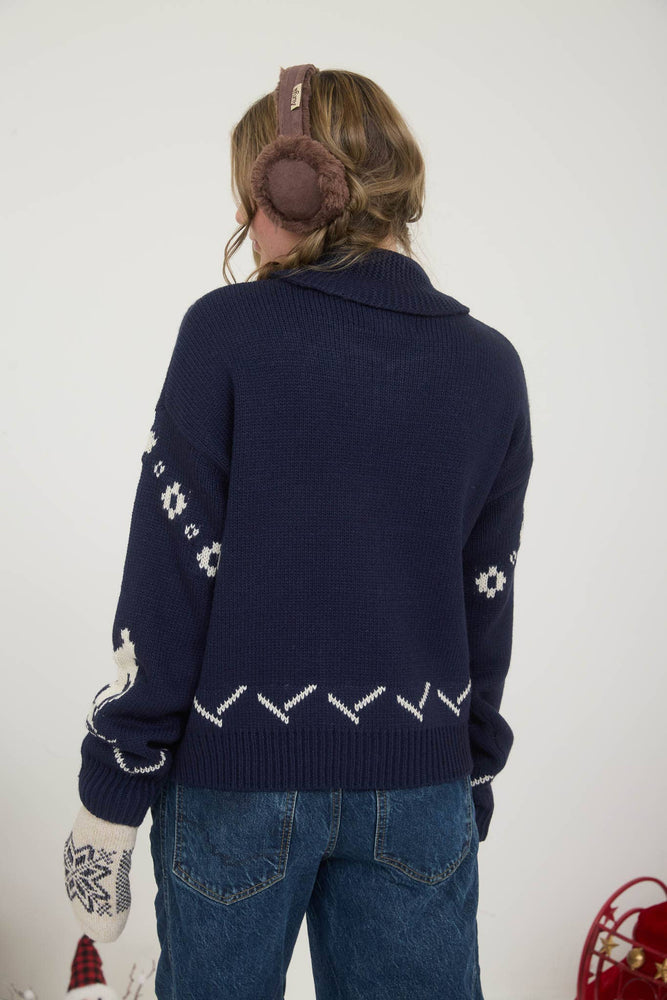 Classic Ski Zip Cardigan