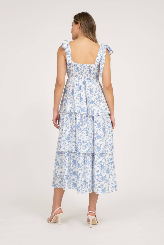 
                
                    Load image into Gallery viewer, Garden In The Hamptons Midi Dress
                
            