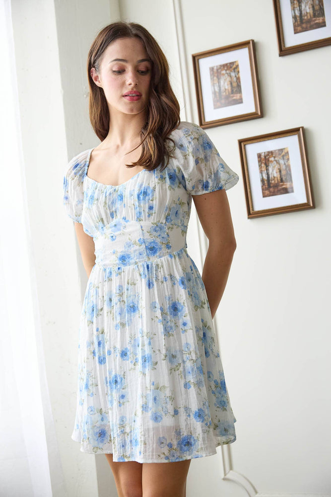 
                
                    Load image into Gallery viewer, Berry Florals Mini Dress
                
            