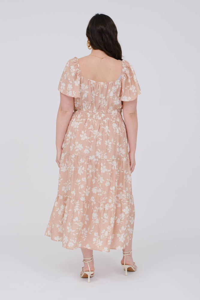 
                
                    Load image into Gallery viewer, Plus Gather Love Midi Dress
                
            