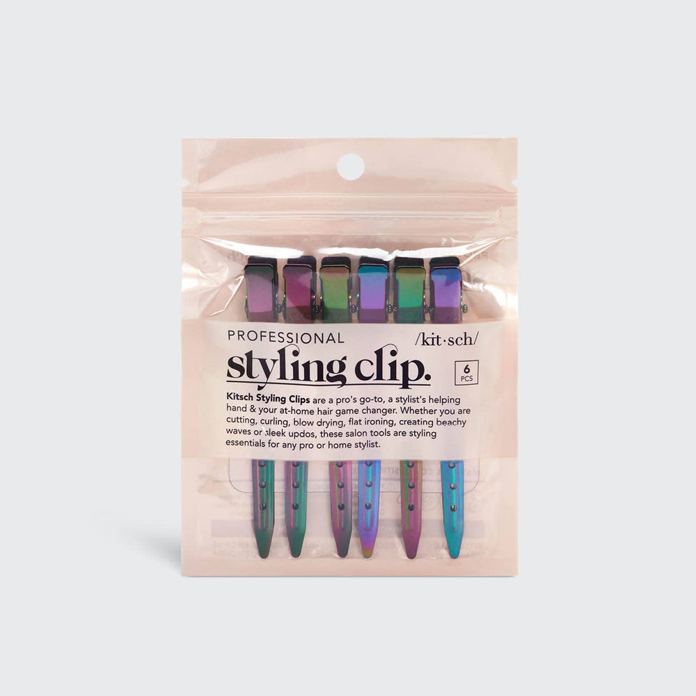 
                
                    Load image into Gallery viewer, Styling Hair Clips 6pc - Iridescent
                
            