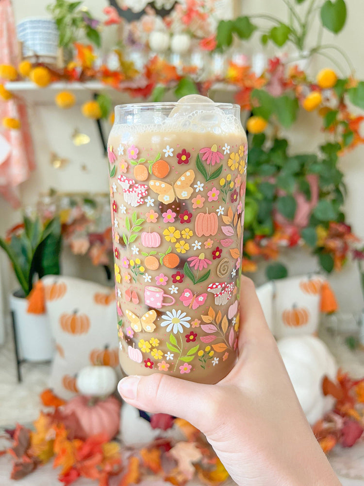 20oz Fall Garden Glass