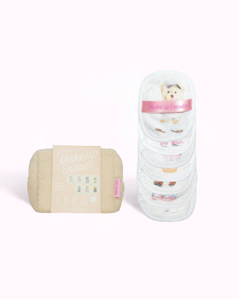 Teddy Bear Set & Cosmetic Bag