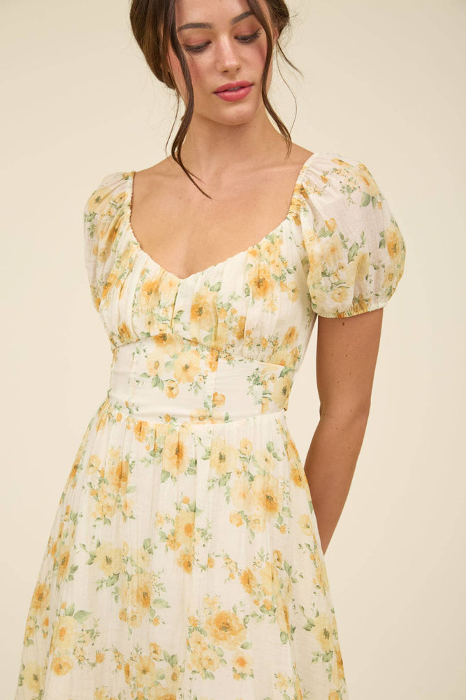
                
                    Load image into Gallery viewer, Butter Florals Mini Dress
                
            