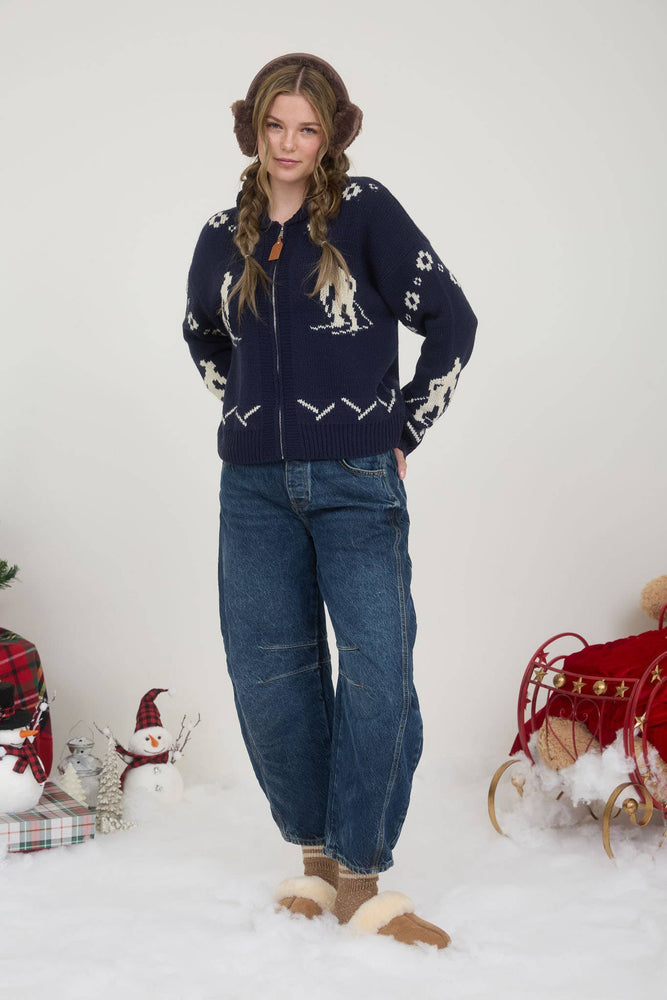 Classic Ski Zip Cardigan