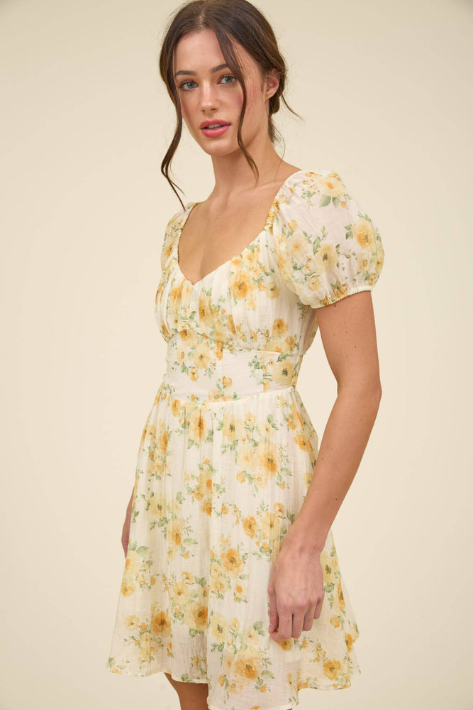 
                
                    Load image into Gallery viewer, Berry Florals Mini Dress
                
            