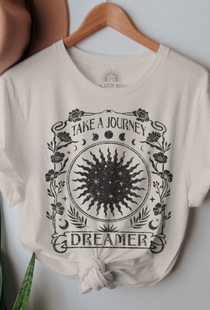 Take A Journey Dreamer Retro Oversized T Shirt