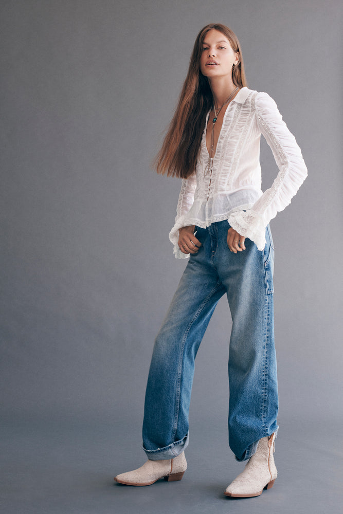 
                
                    Load image into Gallery viewer, Tinsley Baggy High Rise Jeans
                
            