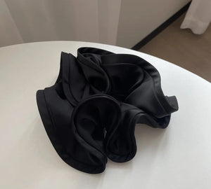 Elegant Edged Satin Scrunchie