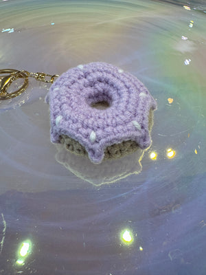 Crochet Donut Keychain