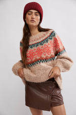 Free People x Yellowstone Festive Frost Sweater