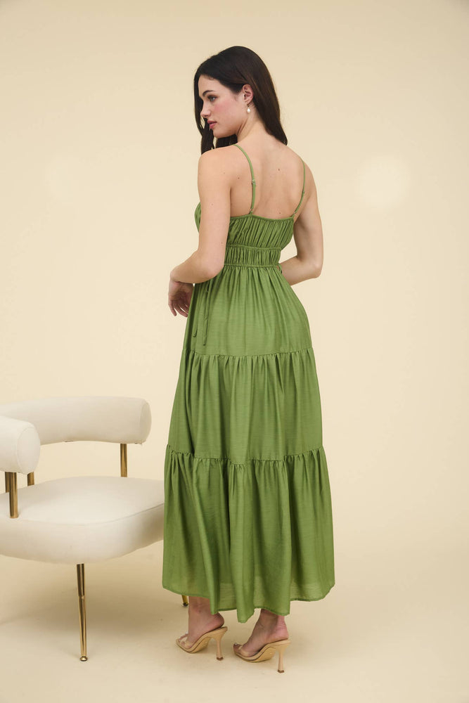 
                
                    Load image into Gallery viewer, Olive You Midi Dress
                
            