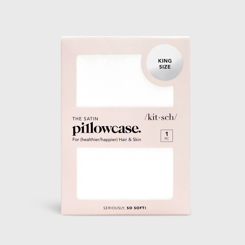 
                
                    Load image into Gallery viewer, Satin King Pillowcase - Ivory
                
            