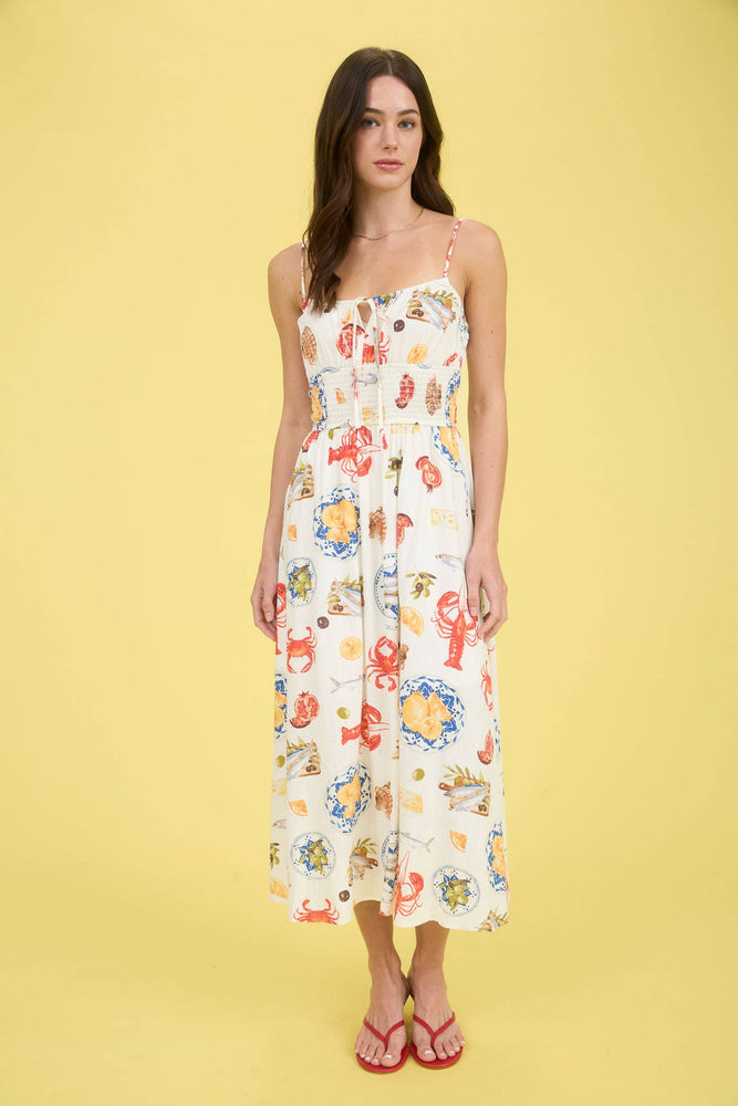 
                
                    Load image into Gallery viewer, European Seaside Midi Dress
                
            