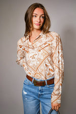 Desert Western Button Up Shirt