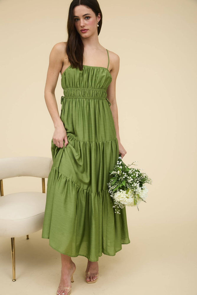 
                
                    Load image into Gallery viewer, Olive You Midi Dress
                
            