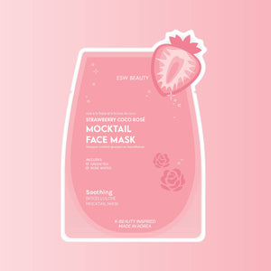 Strawberry Coco Rosé Soothing Biocellulose Mocktail Mask