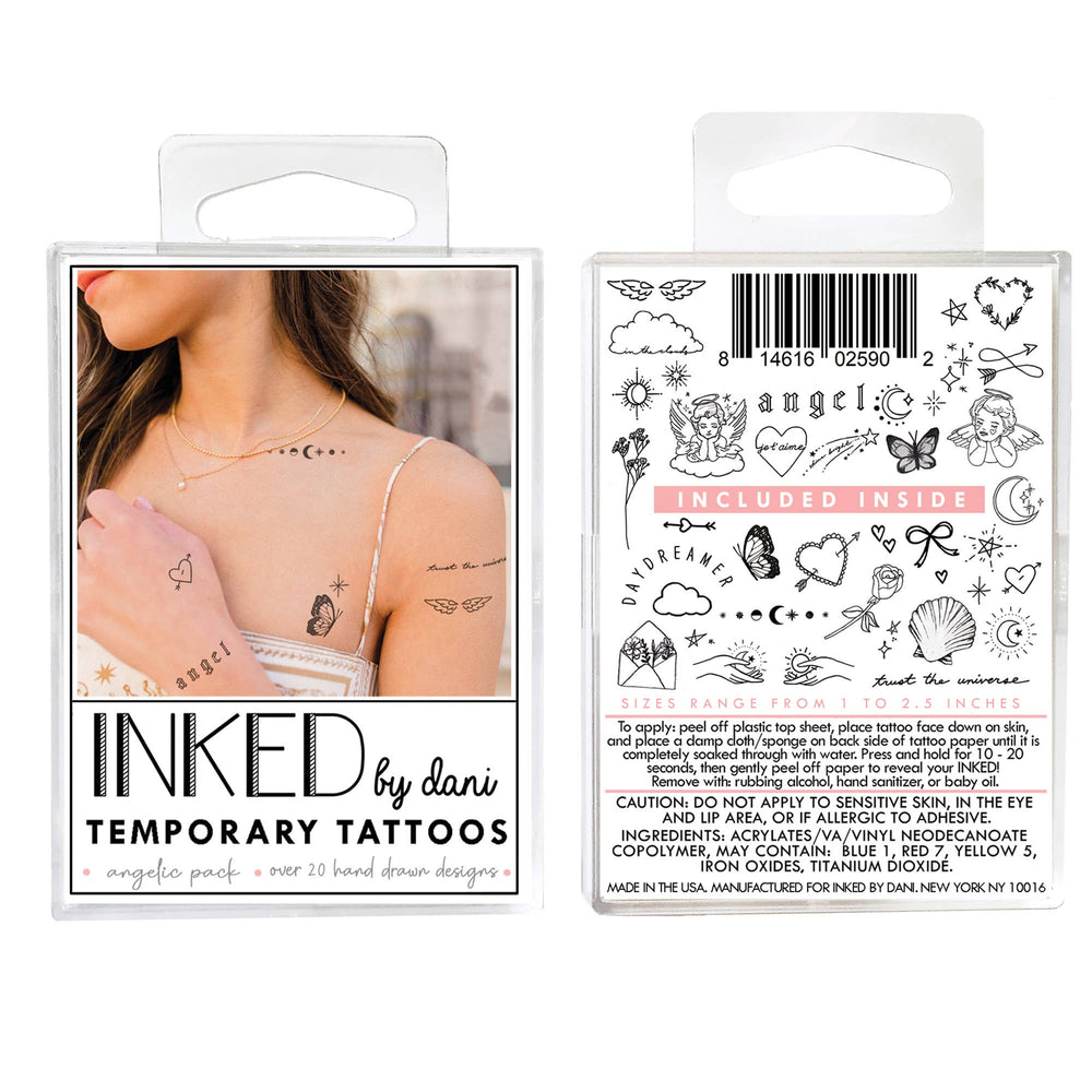 Angelic Temporary Tattoo Pack