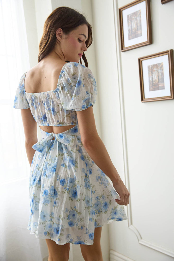 
                
                    Load image into Gallery viewer, Berry Florals Mini Dress
                
            