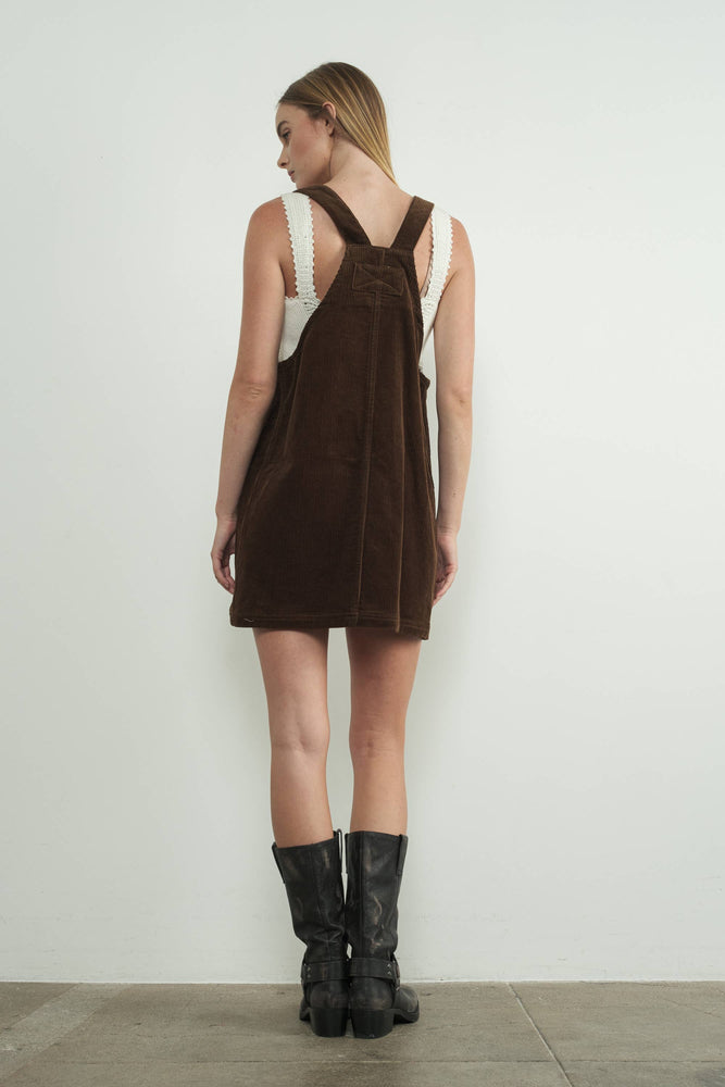 
                
                    Load image into Gallery viewer, So Cute Overall Mini Dress
                
            