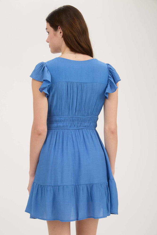 
                
                    Load image into Gallery viewer, Carefree Ruffle Mini Dress
                
            