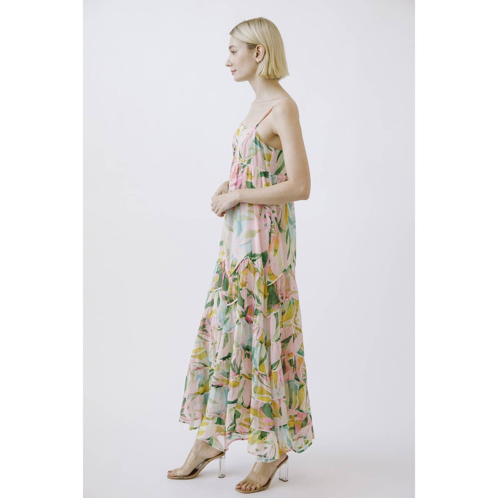 Chevron Garden Path Maxi Dress