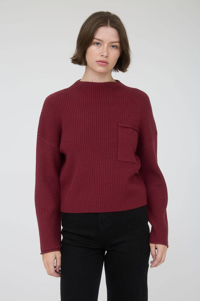 Central Park Long Sleeve Pocket Sweater