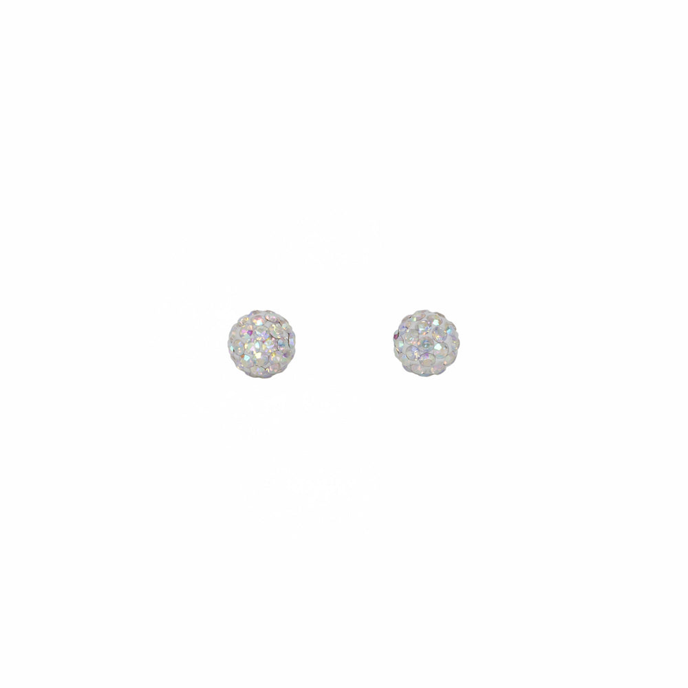Park and Buzz radiance stud. Sparkle ball earrings. Hillberg and Berk. Canadian Brand. Glitter ball earrings. Aurora sparkle earrings jewelry jewellery