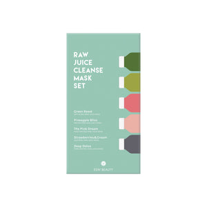 Raw Juice Cleanse Sheet Mask Set