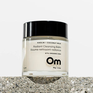 Om Organics Skincare - Kaolin + Coconut Milk Radiant Cleansing Balm