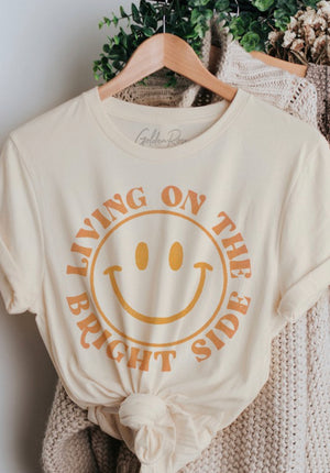 
                
                    Load image into Gallery viewer, Living on the Brightside Retro T Shirt
                
            